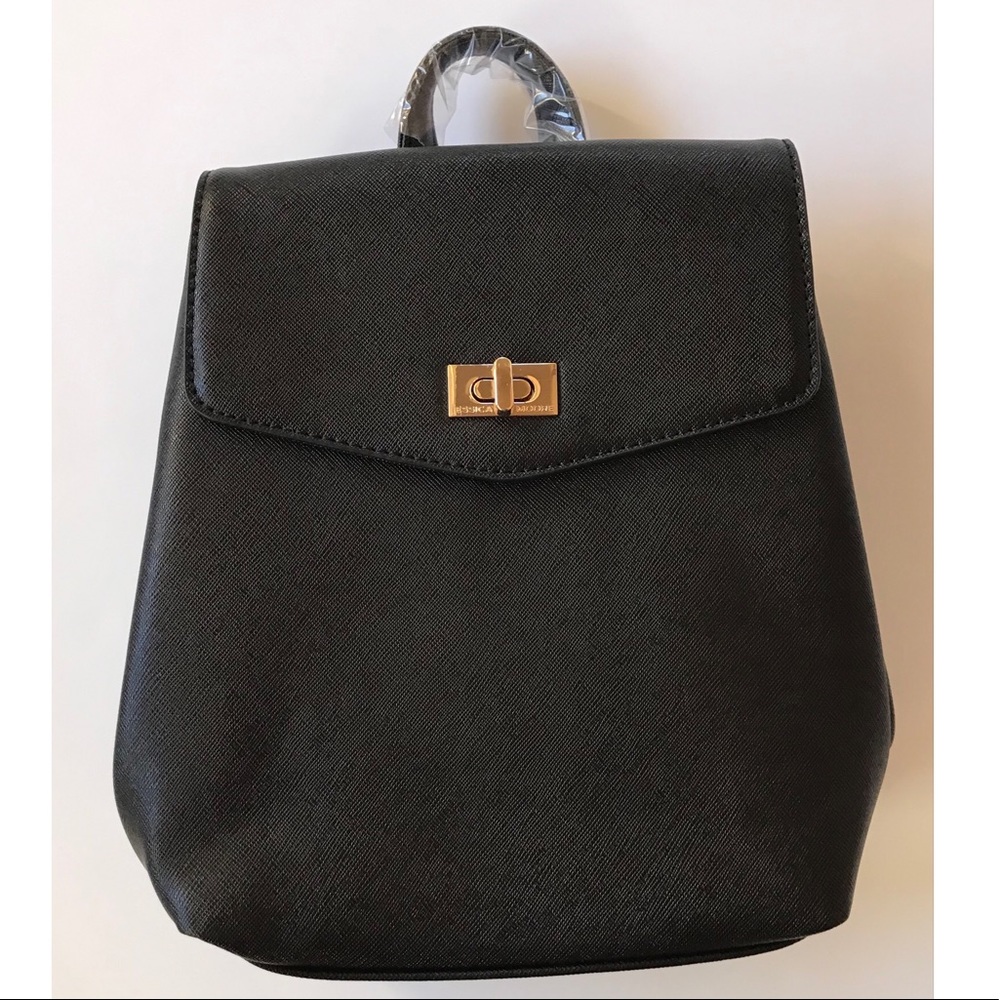 Jessica Moore Posh Black Mini Backpack